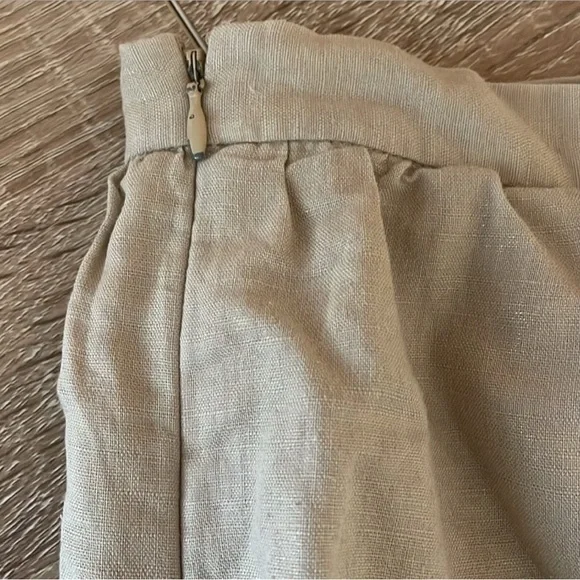 Anthropologie Edme & Esyllte Gold Tulip Layered Petal Skirt Pre-loved size 6p - Picture 2 of 4